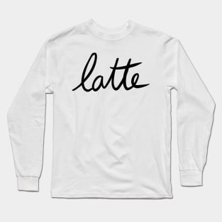 Latte / Cute Coffee Dates Long Sleeve T-Shirt